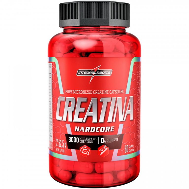 Creatina Hardcore Integralmedica 60 Capsulas Mercado Bom Sucesso