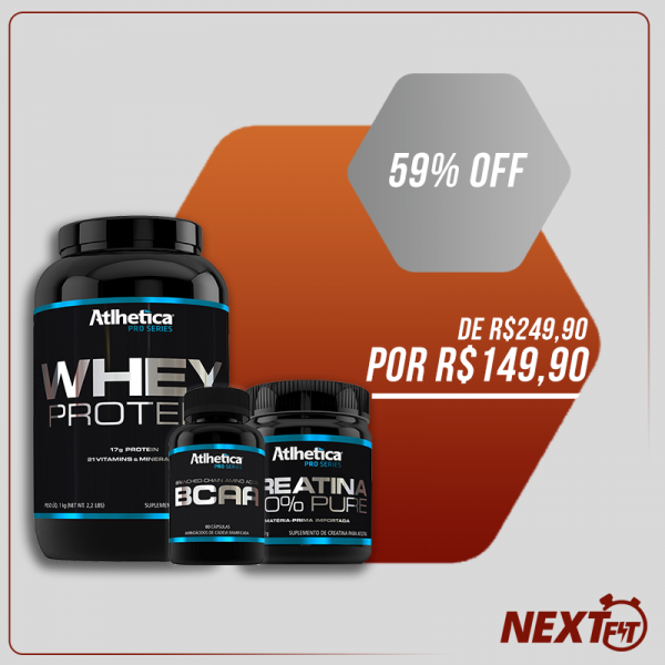 Creatina Pro Series 100% Pure 300 g - Atlhetica Nutrition - Mercado Bom